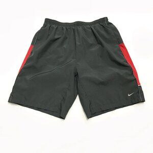 Nike Men's running shorts size medium black & red